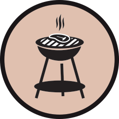 Icon of grill